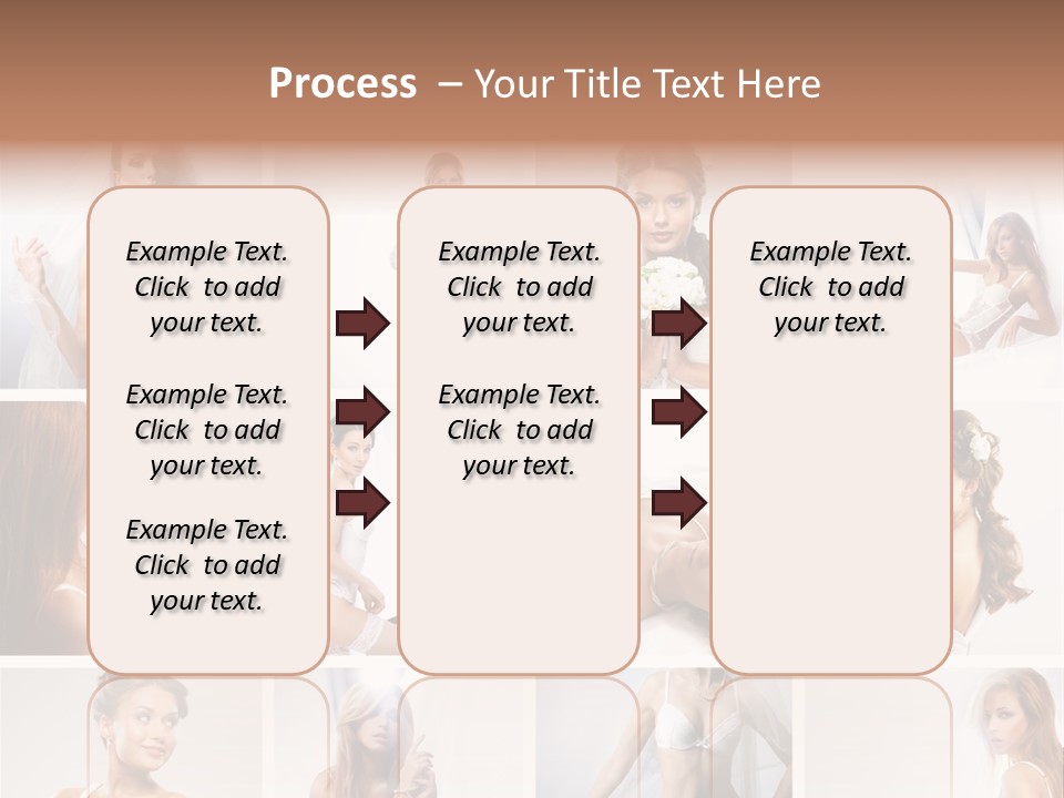 Dress Luxury Leg PowerPoint Template