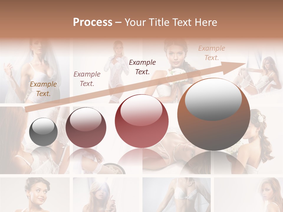 Dress Luxury Leg PowerPoint Template