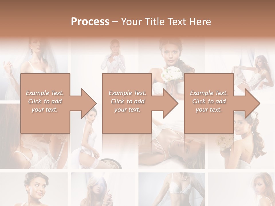 Dress Luxury Leg PowerPoint Template