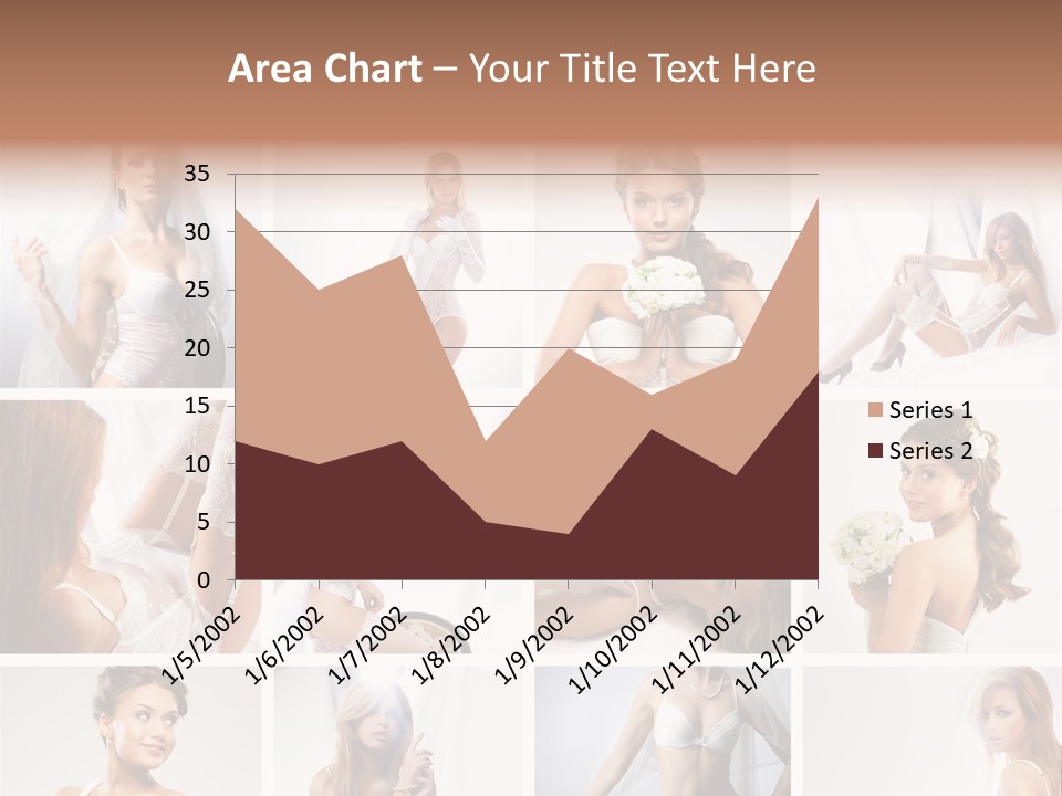 Dress Luxury Leg PowerPoint Template