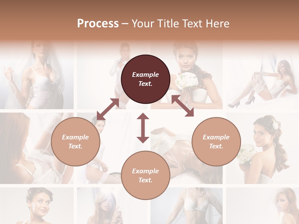 Dress Luxury Leg PowerPoint Template