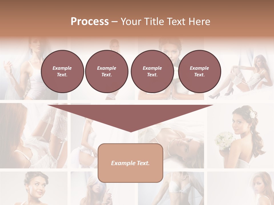 Dress Luxury Leg PowerPoint Template