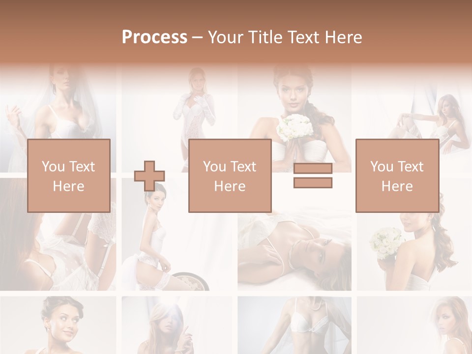 Dress Luxury Leg PowerPoint Template