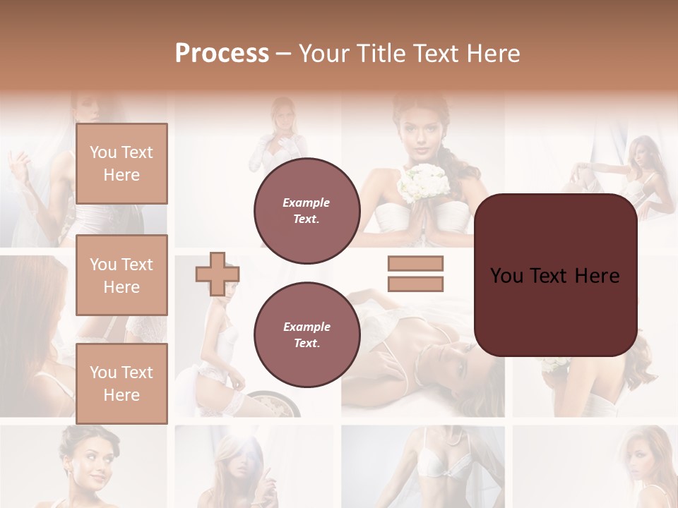 Dress Luxury Leg PowerPoint Template