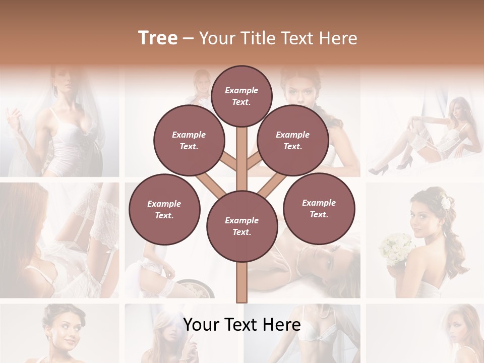 Dress Luxury Leg PowerPoint Template