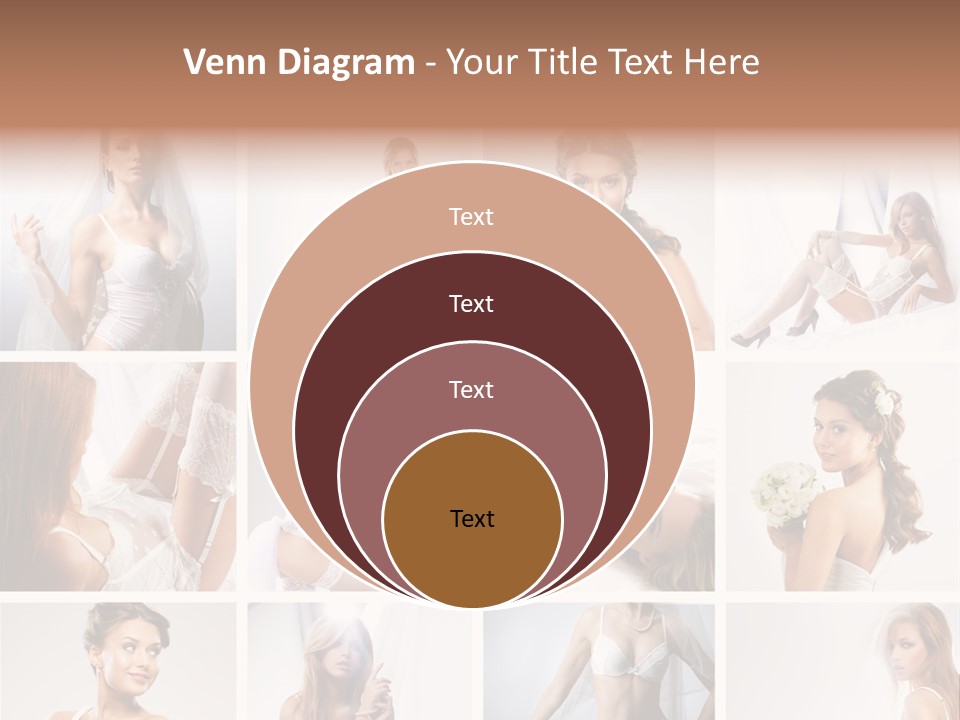 Dress Luxury Leg PowerPoint Template