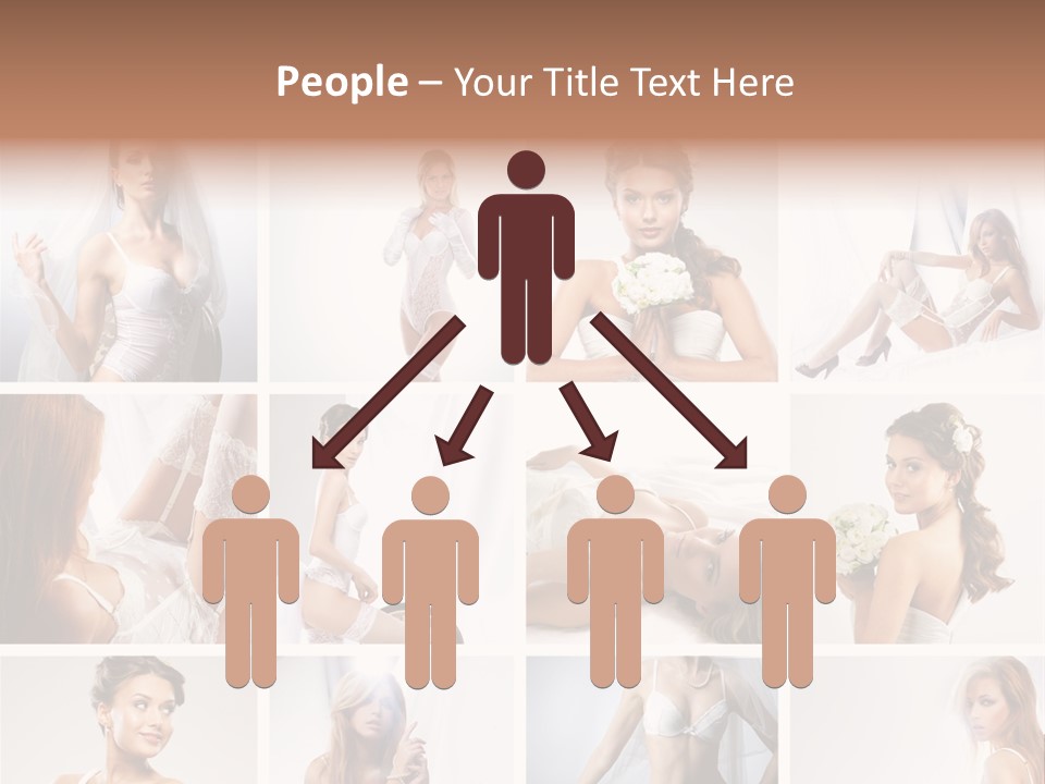 Dress Luxury Leg PowerPoint Template