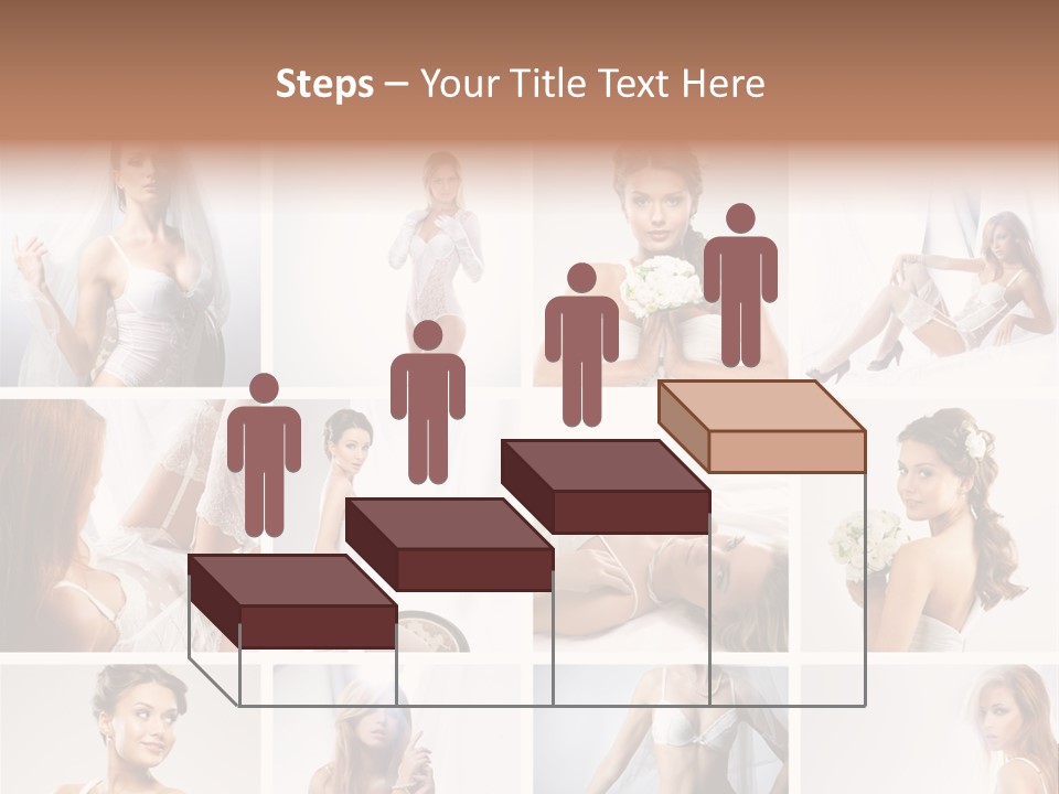 Dress Luxury Leg PowerPoint Template