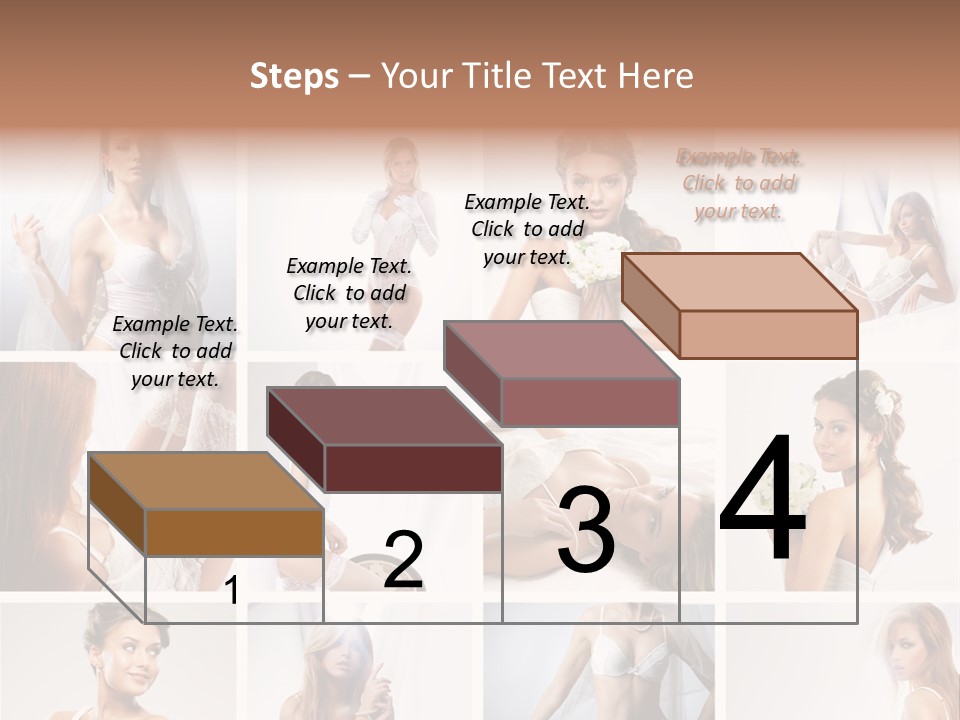 Dress Luxury Leg PowerPoint Template