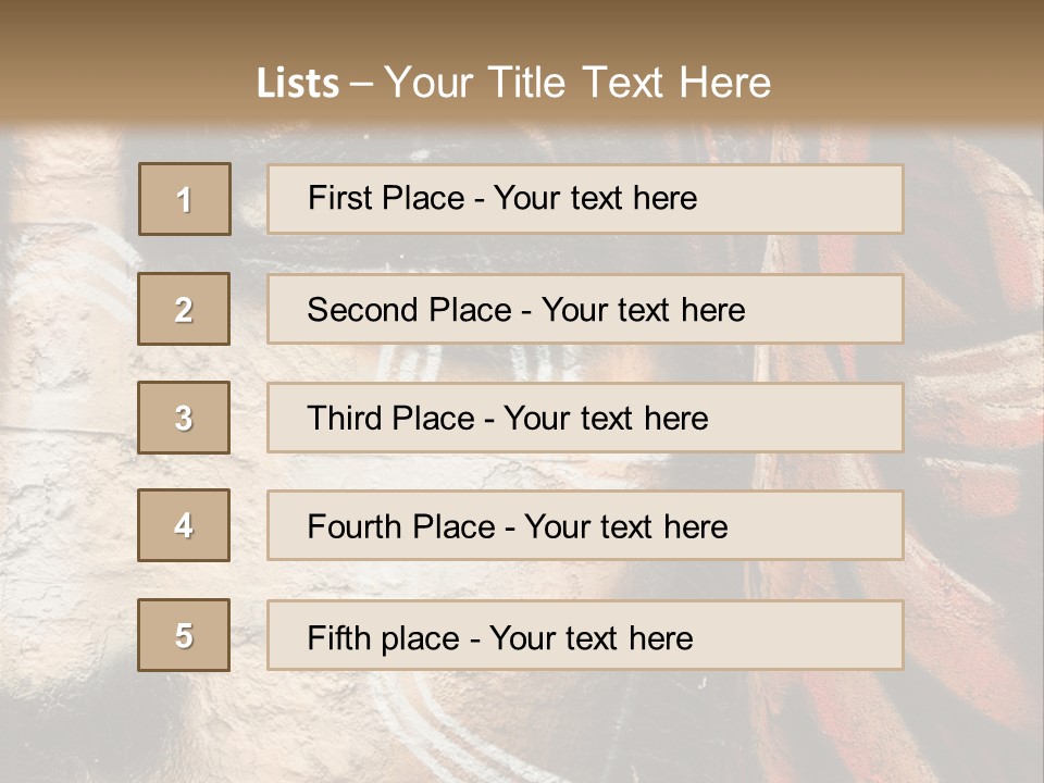 Collar Suit Scene PowerPoint Template