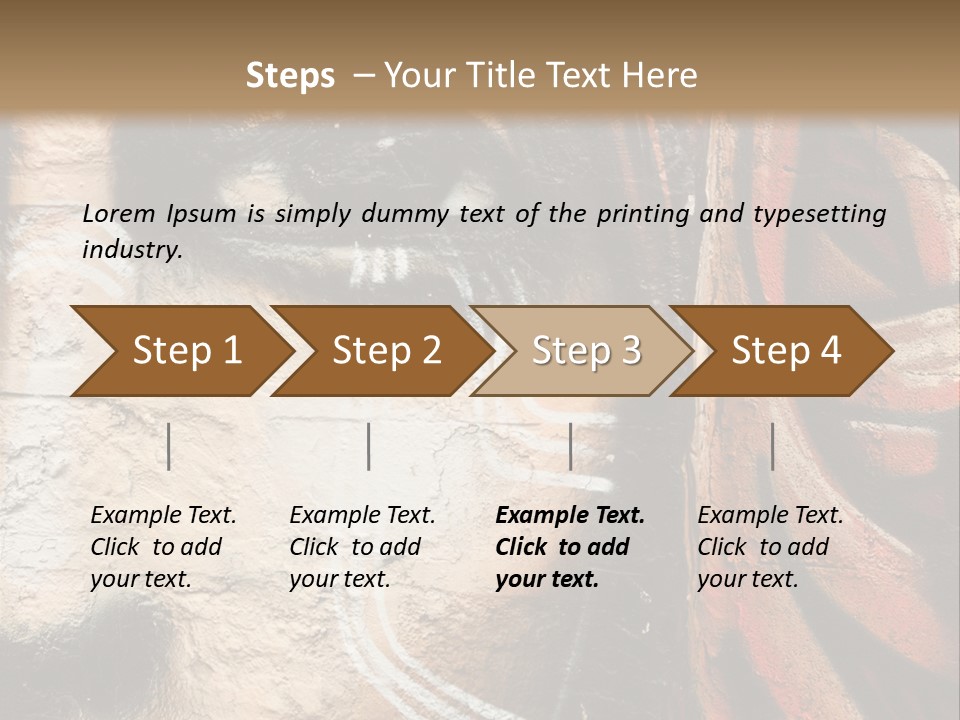Collar Suit Scene PowerPoint Template