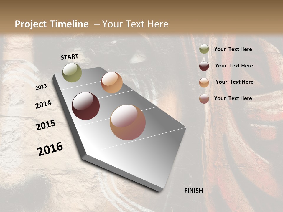 Collar Suit Scene PowerPoint Template