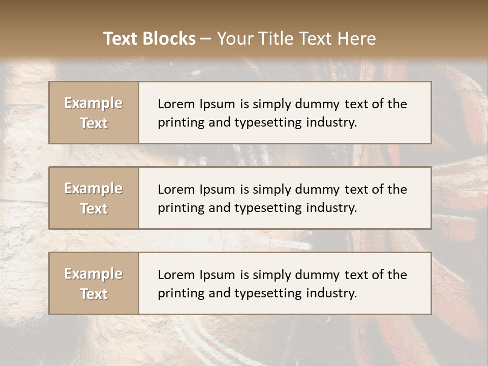 Collar Suit Scene PowerPoint Template