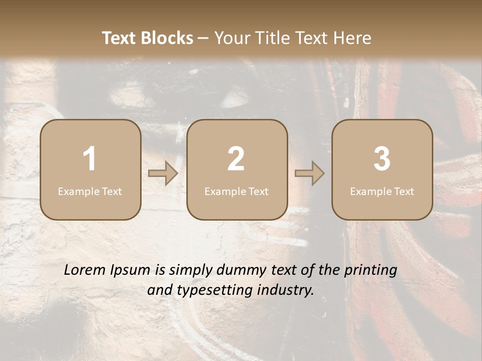 Collar Suit Scene PowerPoint Template