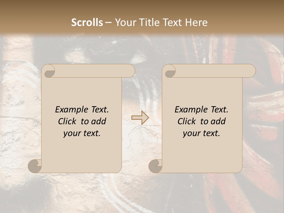 Collar Suit Scene PowerPoint Template