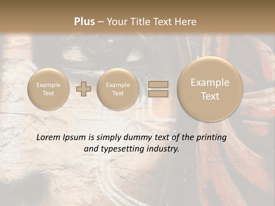 Collar Suit Scene PowerPoint Template