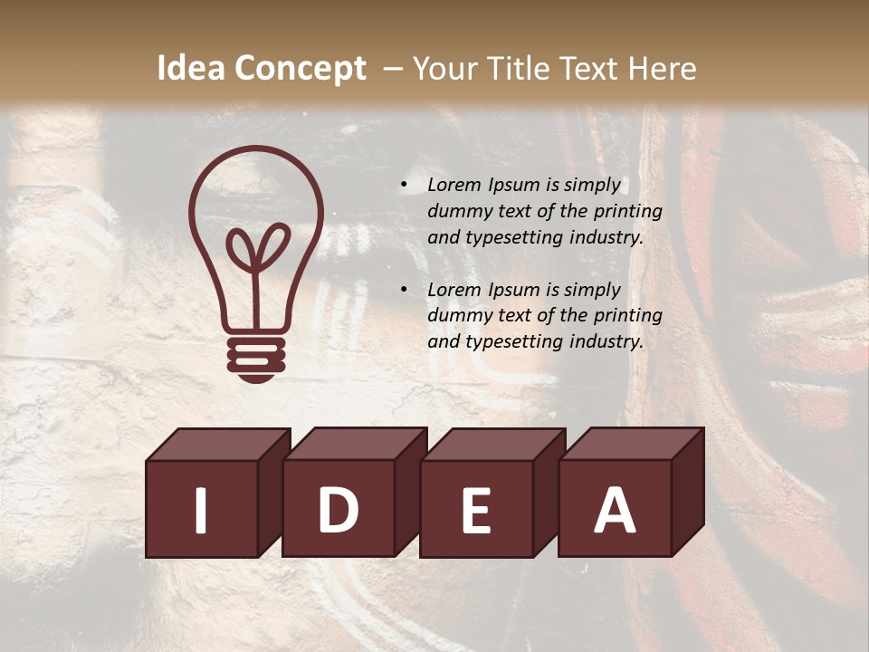 Collar Suit Scene PowerPoint Template