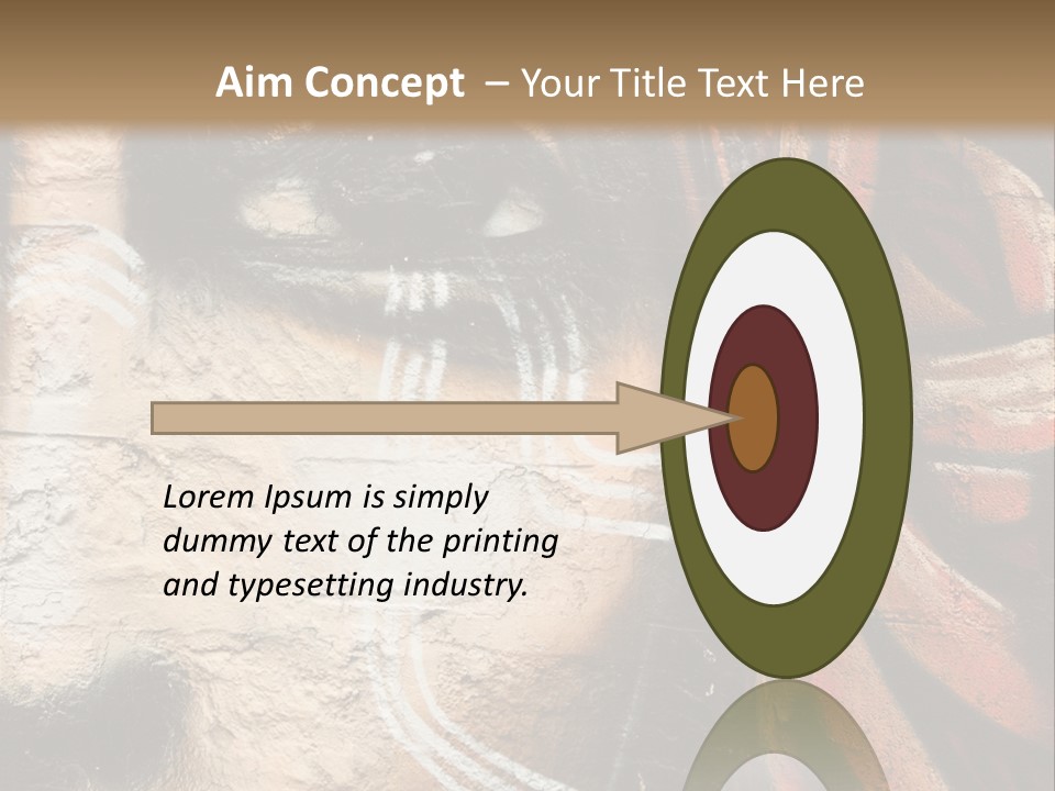 Collar Suit Scene PowerPoint Template