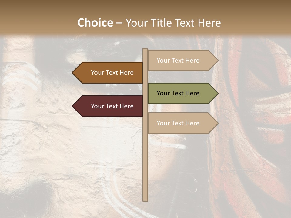 Collar Suit Scene PowerPoint Template