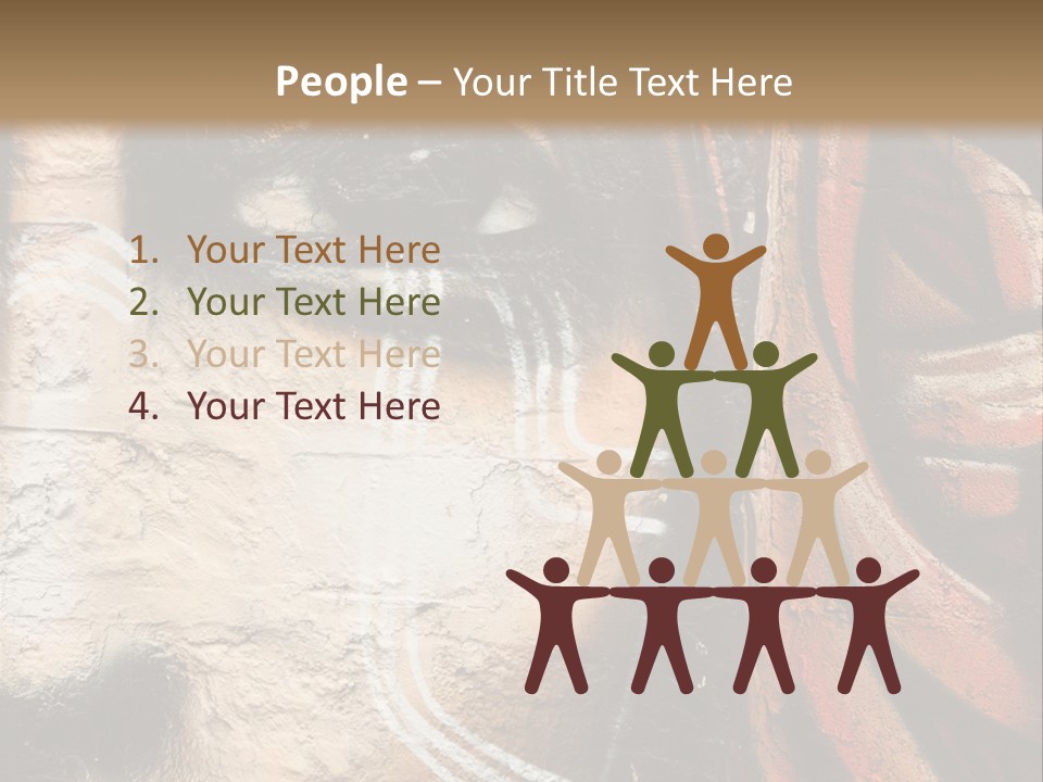 Collar Suit Scene PowerPoint Template