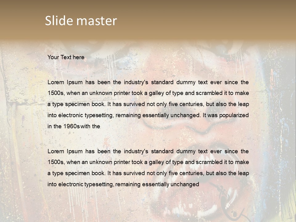 Illegal Degradation Vandalism PowerPoint Template