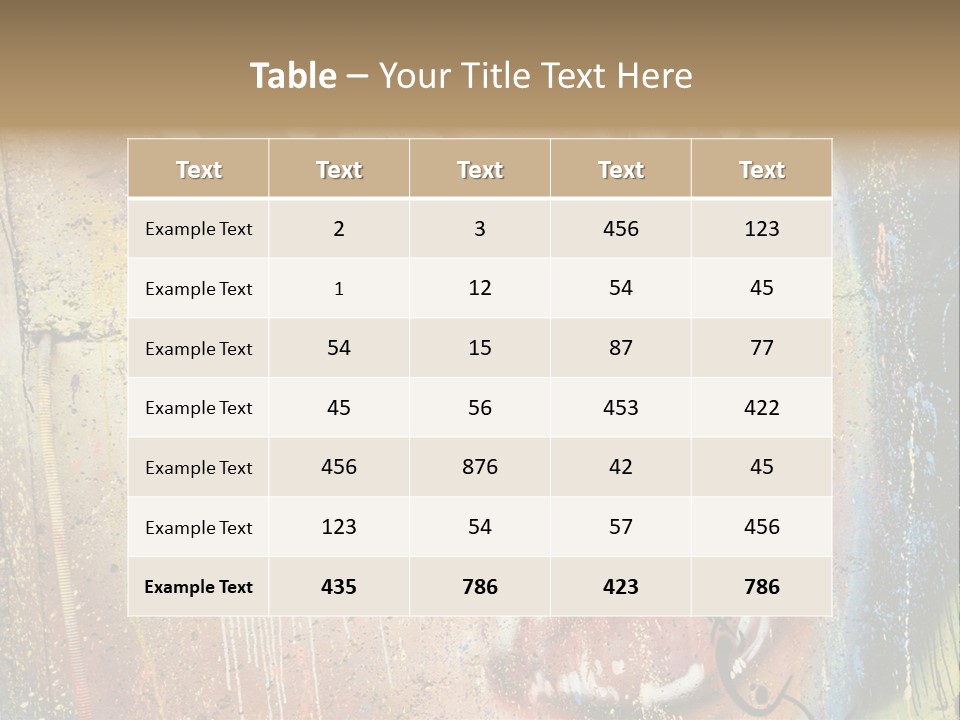 Illegal Degradation Vandalism PowerPoint Template