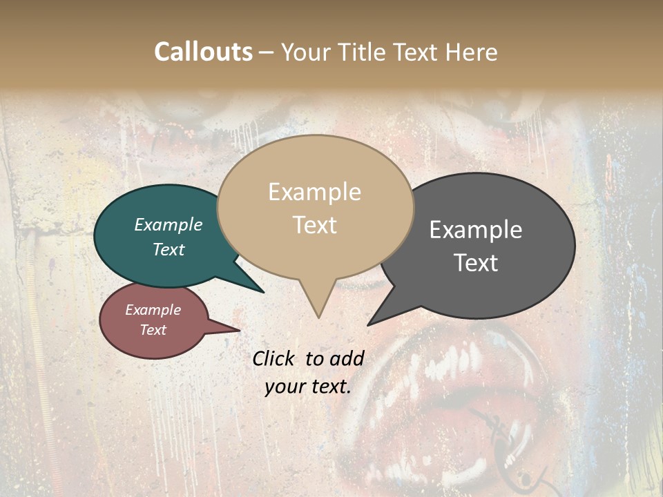 Illegal Degradation Vandalism PowerPoint Template