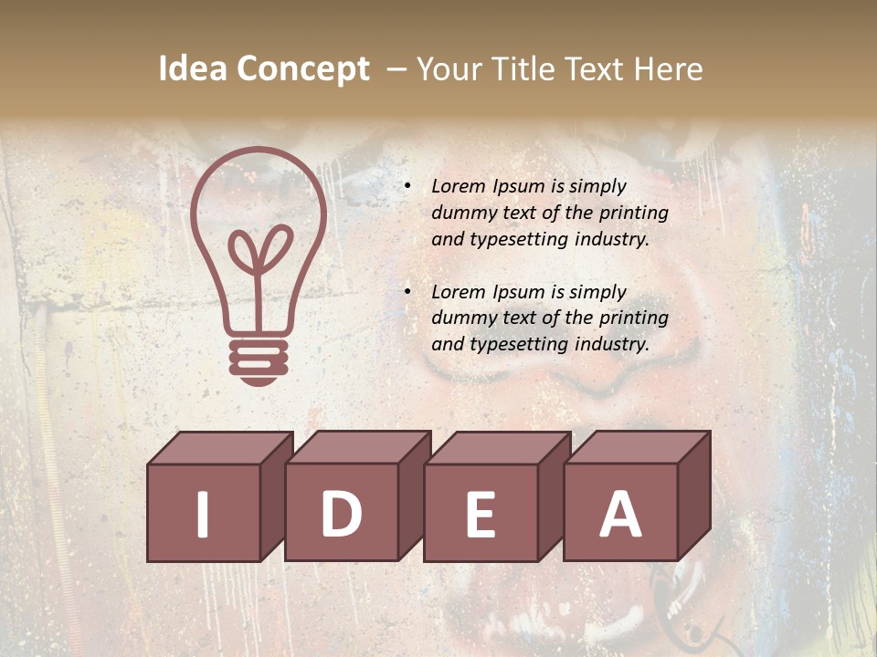 Illegal Degradation Vandalism PowerPoint Template