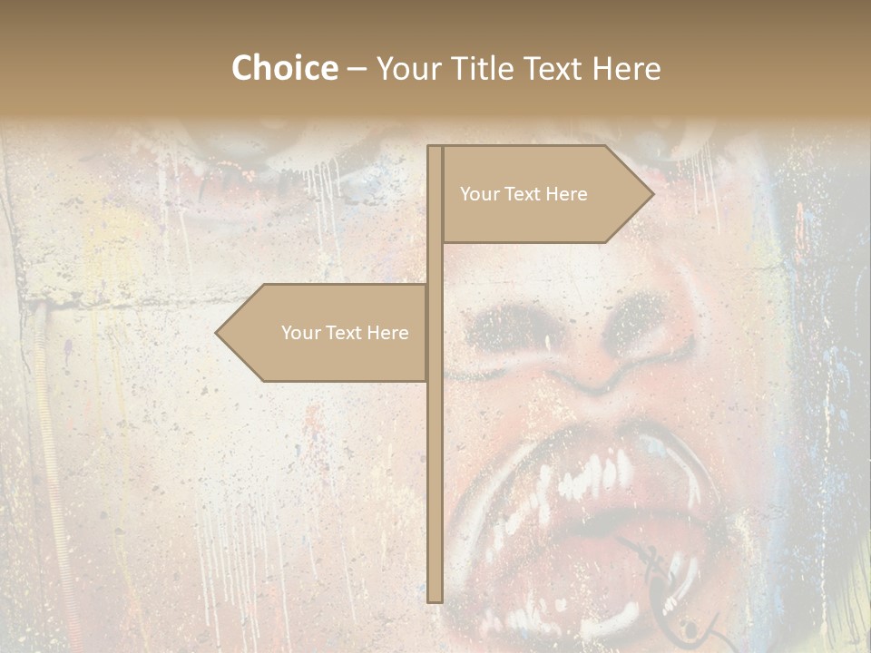 Illegal Degradation Vandalism PowerPoint Template