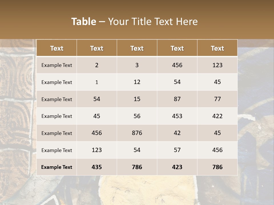 Shape Art Facade PowerPoint Template