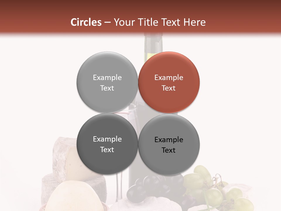 Appetizer Cheese Cream PowerPoint Template