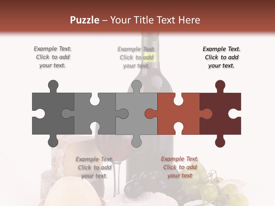 Appetizer Cheese Cream PowerPoint Template