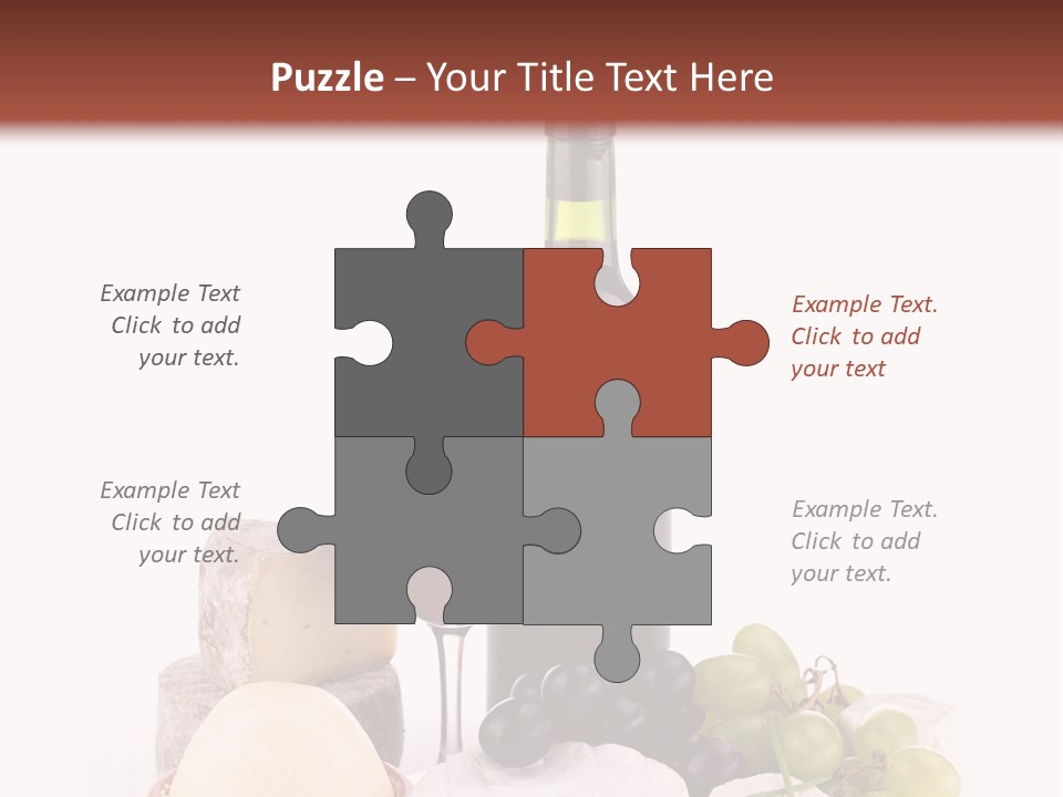 Appetizer Cheese Cream PowerPoint Template