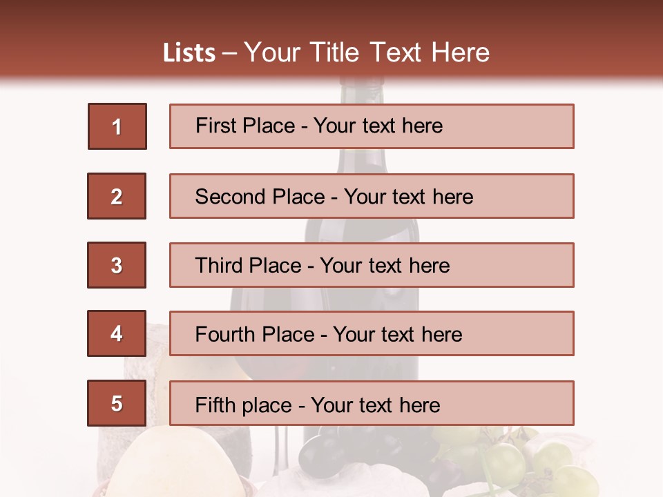 Appetizer Cheese Cream PowerPoint Template