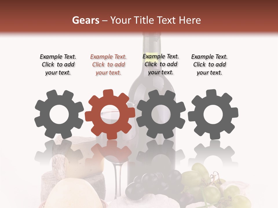 Appetizer Cheese Cream PowerPoint Template