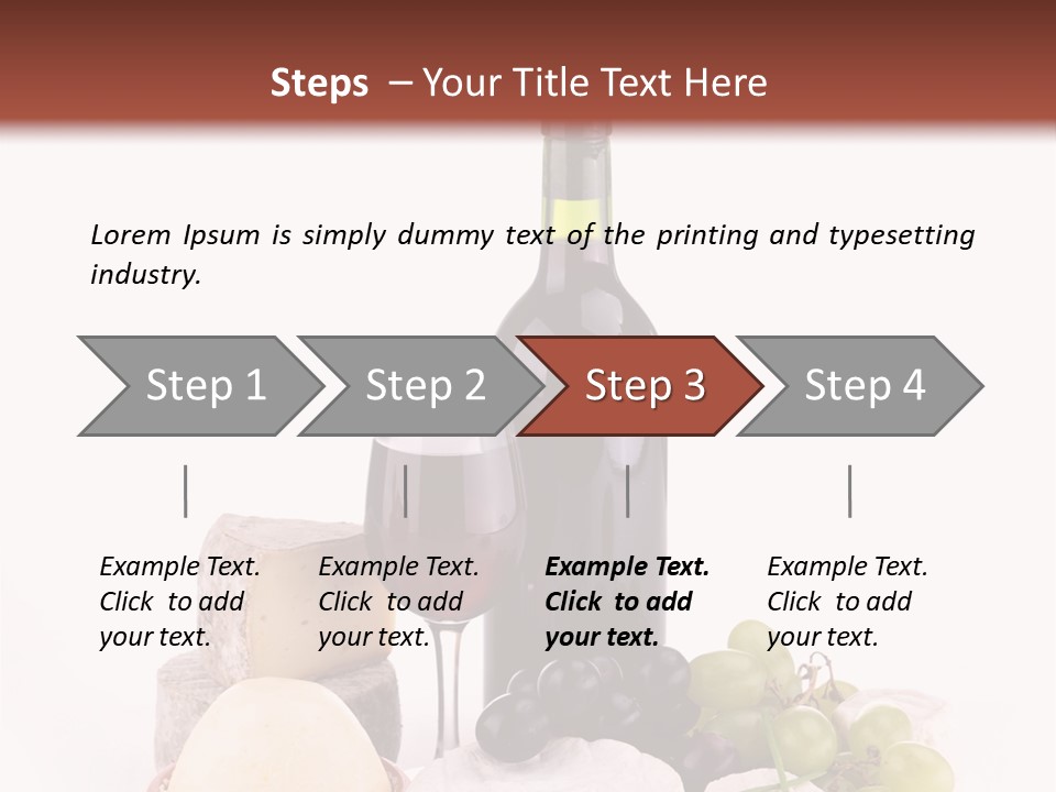 Appetizer Cheese Cream PowerPoint Template