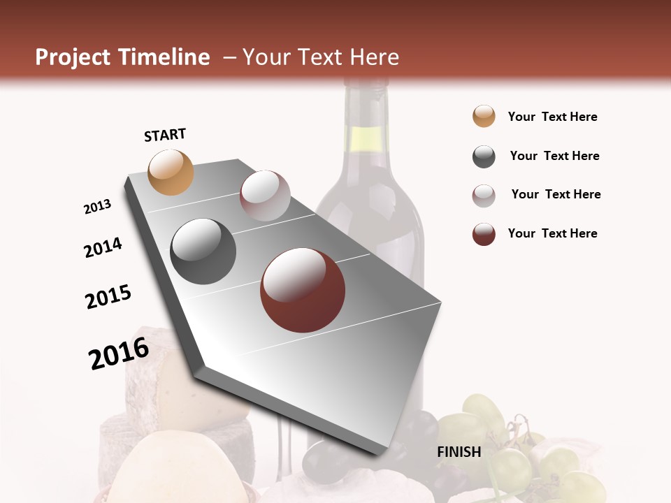 Appetizer Cheese Cream PowerPoint Template