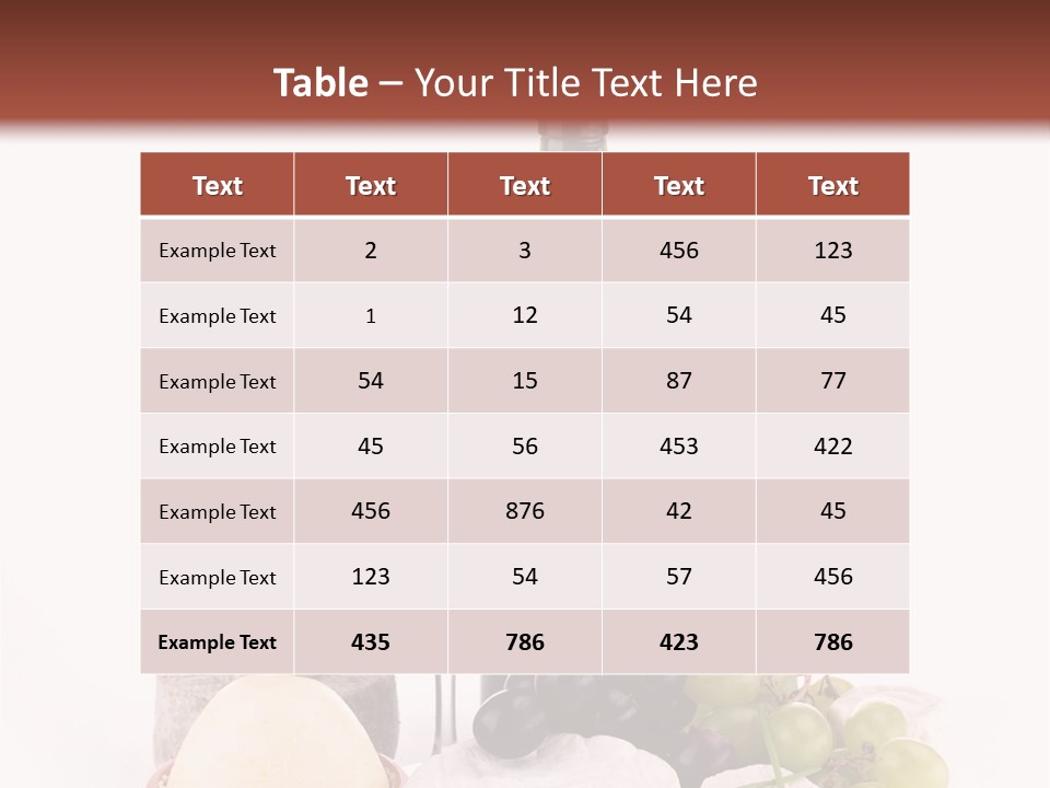 Appetizer Cheese Cream PowerPoint Template