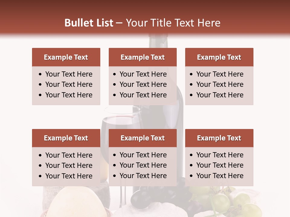 Appetizer Cheese Cream PowerPoint Template