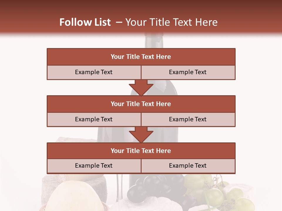 Appetizer Cheese Cream PowerPoint Template