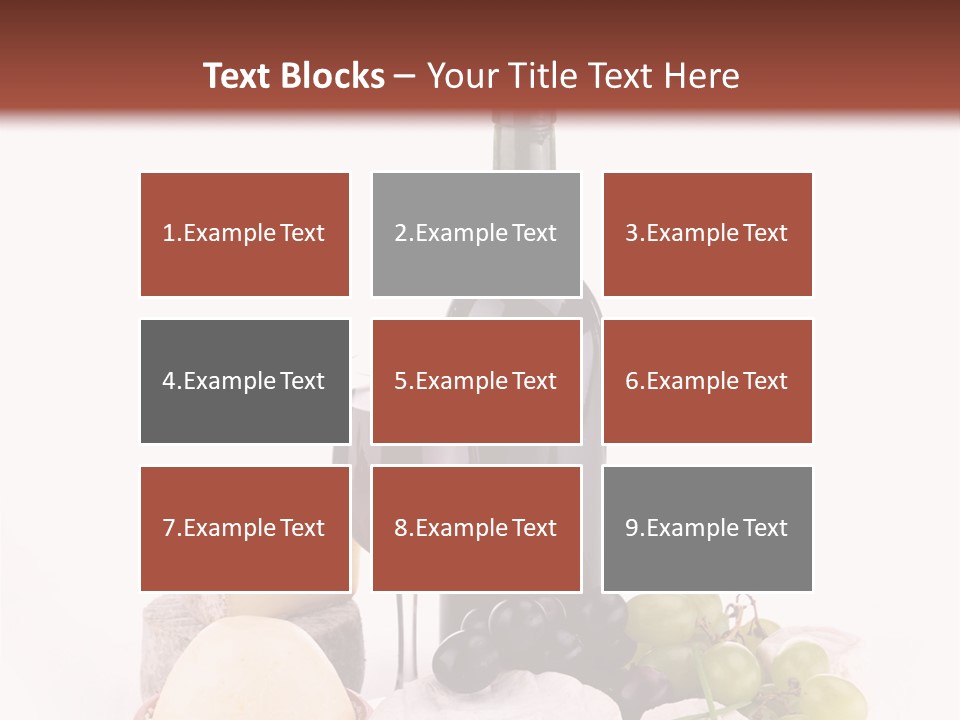 Appetizer Cheese Cream PowerPoint Template