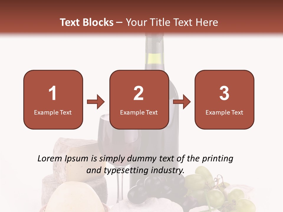 Appetizer Cheese Cream PowerPoint Template