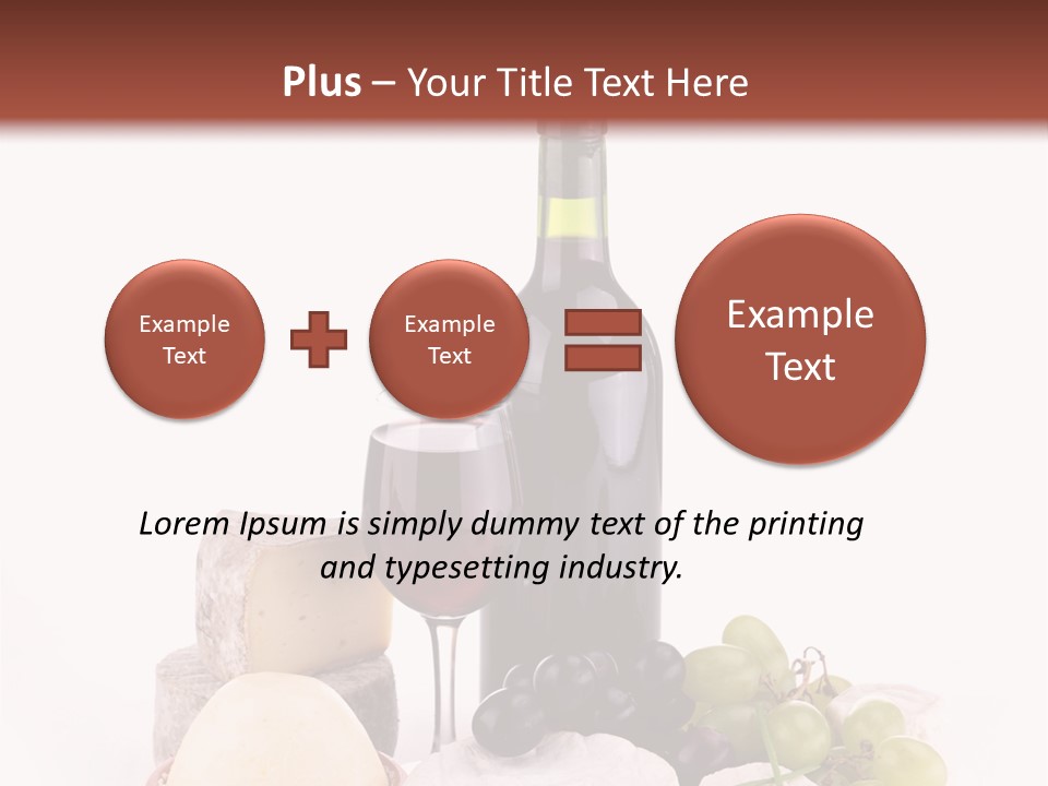 Appetizer Cheese Cream PowerPoint Template
