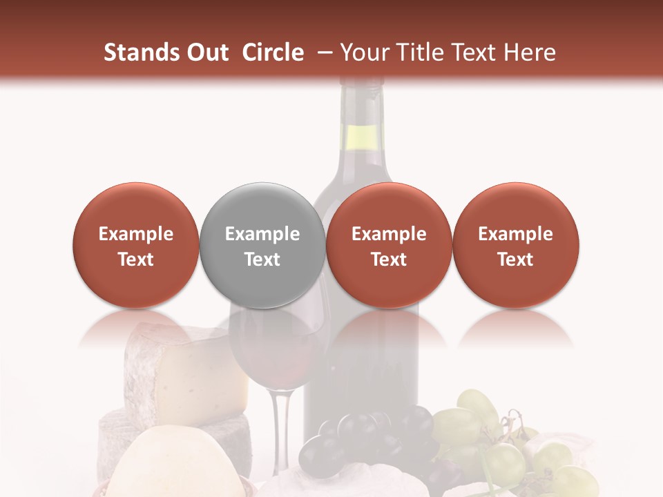 Appetizer Cheese Cream PowerPoint Template