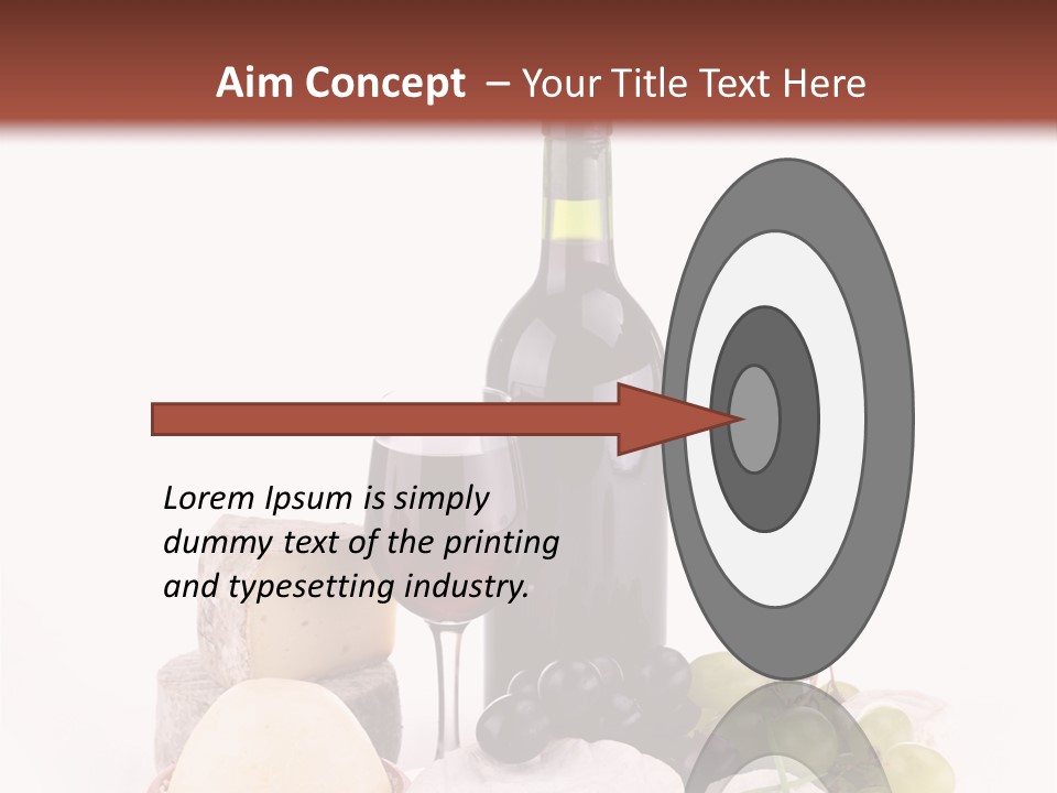 Appetizer Cheese Cream PowerPoint Template