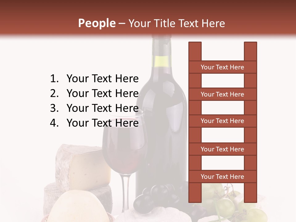 Appetizer Cheese Cream PowerPoint Template