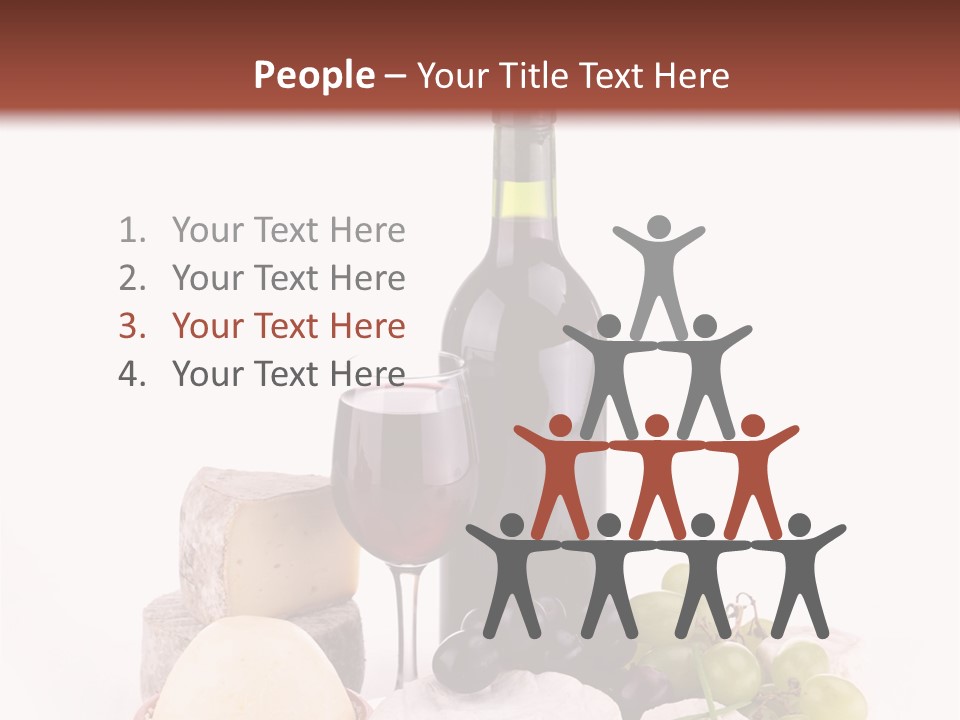 Appetizer Cheese Cream PowerPoint Template