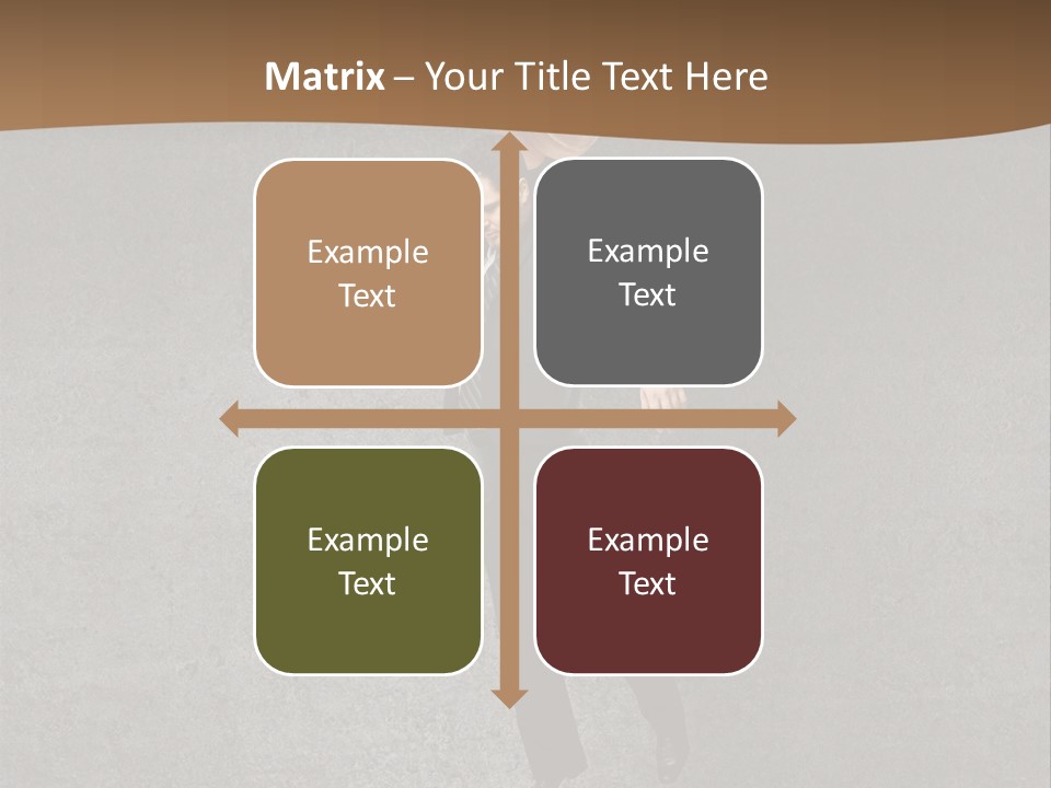 Collar Suit Scene PowerPoint Template