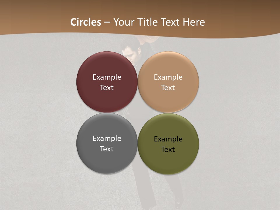 Collar Suit Scene PowerPoint Template