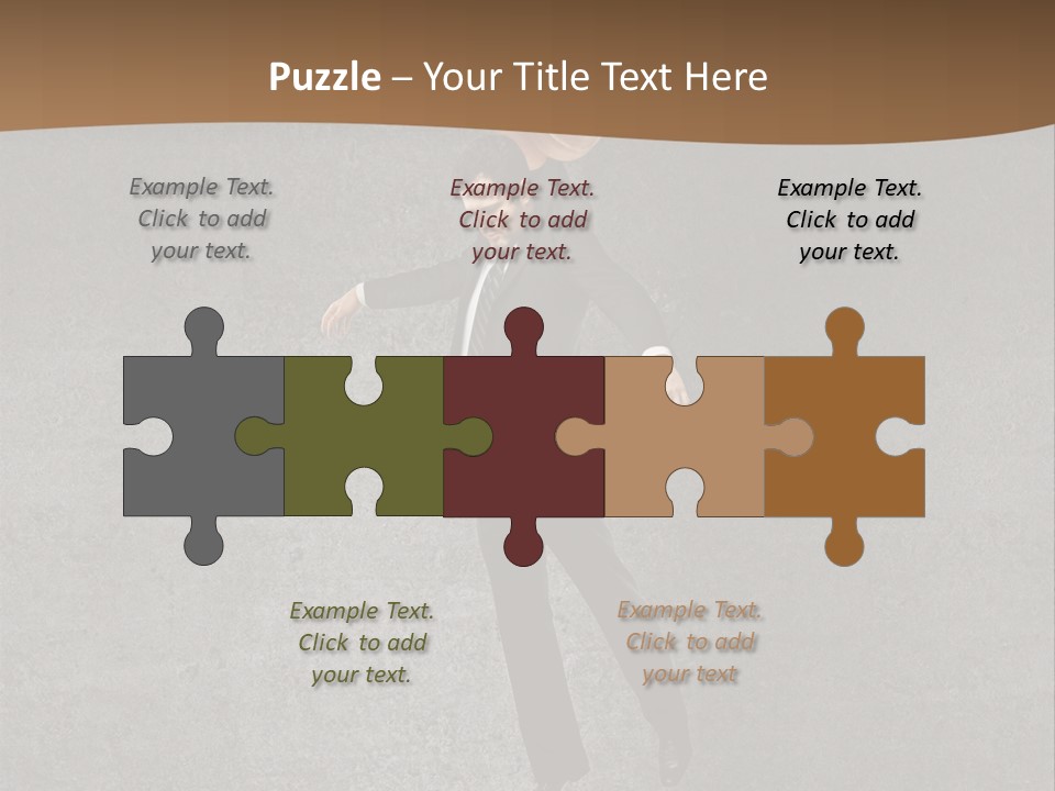 Collar Suit Scene PowerPoint Template